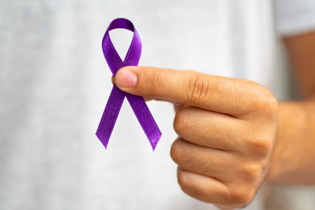 Lazo púrpura del Día de la Conciencia sobre la Epilepsia
